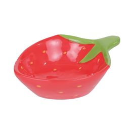 Petisqueira Morango (P) Em Cerâmica Vermelho (Carrot)
