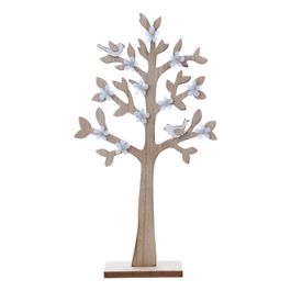 Enfeite De Mesa Em Madeira Marrom / Verde (Fun)