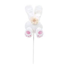 Pick Em Tecido Branco / Rosa (Picks Pelúcia)