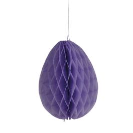 Ovo Decorativo Em Papel Colmeia (Balão De Papel)