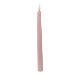 Velas Em Parafina Rosa Jogo Com Led Cor Quente Com 2 Unidades (Velas)