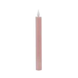 Velas Em Parafina Rosa Jogo Com Led Cor Quente Com 2 Unidades (Velas)
