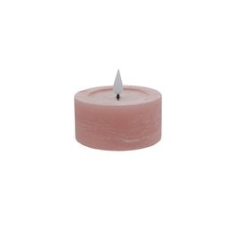 Velas Em Parafina Rosa Com Led Cor Quente (Velas)