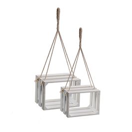 Jogo Caixotes De Madeira Branco P/M Pt Jg Com 2 Pc