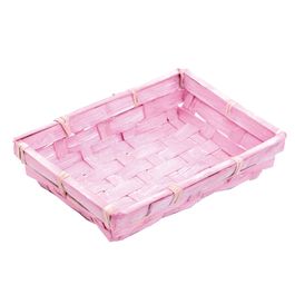 Suporte Para Doces Retangular Liso Rosa