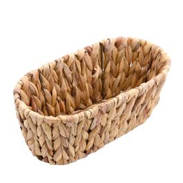 Cesta De Aguapê Oval Natural