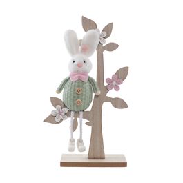 Enfeite De Mesa Em Tecido Marrom / Verde (Fun)