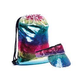 Kit Sacochila Paetê Multicolor c/2 PC