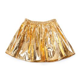Saia Metalizada Dourado Adulto