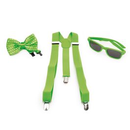 Kit Suspensório Verde Neon c/3 PC
