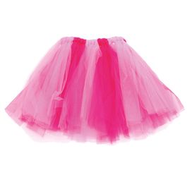 Saia de Tule Rosa e Pink Adulto