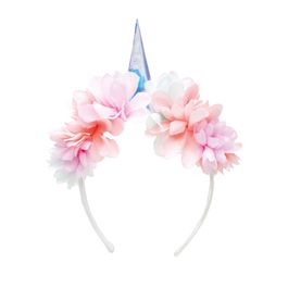 Tiara Unicórnio c/ Flores