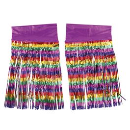 Manga com Franja Multicolor