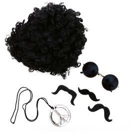 Kit Black Power Hippie Adulto c/6 PC