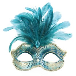 Máscara Madrid Azul e Dourado