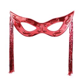 Máscara Decorativa Grande Com Chicote Vermelho