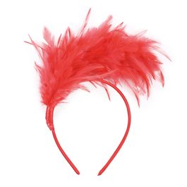 Tiara Plumas Vermelha