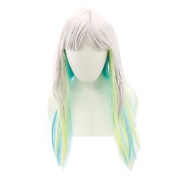 Peruca Longa Storm Multicolor c/ Fio Metálico