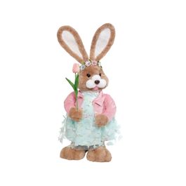 Coelho Decorativo Marrom / Rosa / Verde (Happy Sunday)