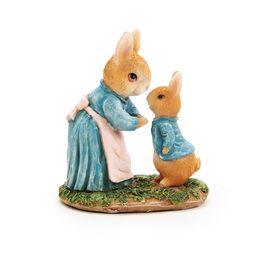 Coelho Dec Resina C/Filhote Clr (La Belle)