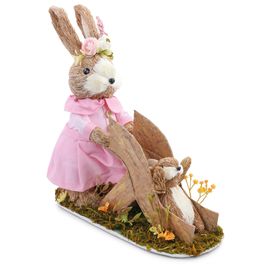 Coelho No Escorregador Marrom e Rosa (Cannoli)