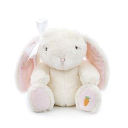 Coelho Pelúcia Sentado com Laço Branco (Kids)