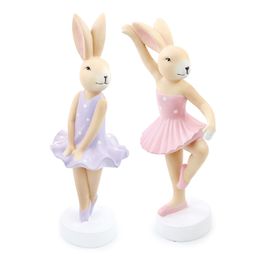 Coelha Bailarina Resina Sort Clr  (La Belle)