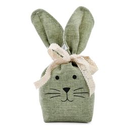 Bolsinha Coelho Verde com Laço rendado  (Bolsinhas)