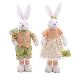 Coelho em Pé Sortido Verde e Laranja 59cm (Sunflower)