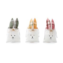 Bolsinha de Coelho Sortido cor Xadrez Vermelho/Laranja/Verde (Bolsinhas)