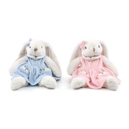 Coelho Pelúcia com Vestido Sortido Azul e Rosa 35cm (Kids)