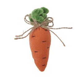 Cenoura em Tecido Laranja / Verde 15cm x 6cm (Cenouras)