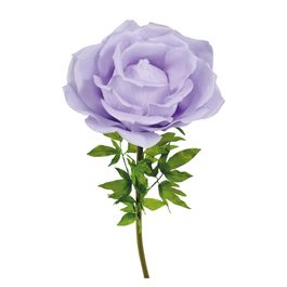 Flor Rosa Em Tecido Lilas/Verde 218cm (Fleur)