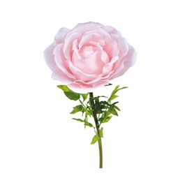 Flor Rosa Em Tecido Rosa Claro/Verde 218cm (Fleur)