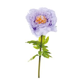 Flor Peônia Em Tecido Lilas/Verde 200cm (Fleur)