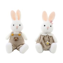 Coelho Mini Sentado Sortido Branco/Marrom 11Cm (Plush)