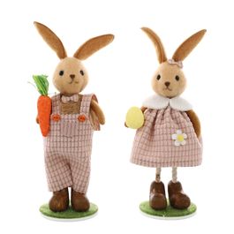 Coelho Mini C/Cenoura Sortido Marrom 16Cm (Plush)