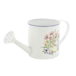 Cachepot Regador Em Metal Branco (Cachepots Em Metal)