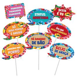 Plaquinhas Divertidas Xodó