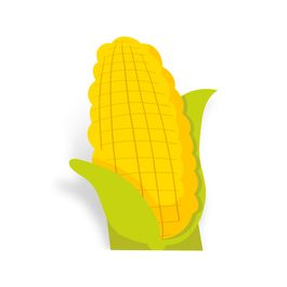 Silhueta Decorativa Milho 3D