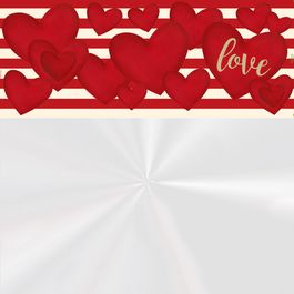 Saco para Cesta Forever Barrado Colorido