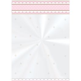 Saco Transparente Cute Rosa