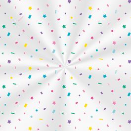 Saco Transparente Confeitos Colorido