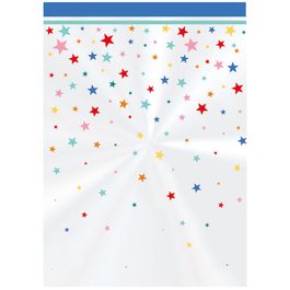 Saco Transparente Brilho Colorido