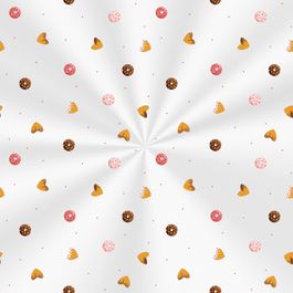 Saco Transparente Biscoitinhos Colorido