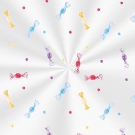 Saco Transparente Balinhas Colorido