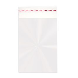 Saco Adesivado Transparente Escolar Liso Incolor