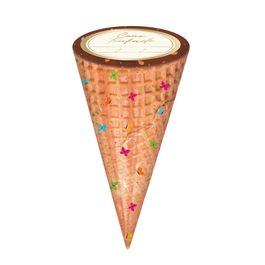 Kit Cone Festa Decorado Com Etiqueta Borboleta Colorido