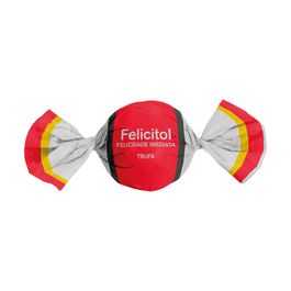 Fol Trufa Felicitol Vermelho / Branco
