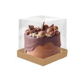 Caixa para mini Bolo com tampa de acetato